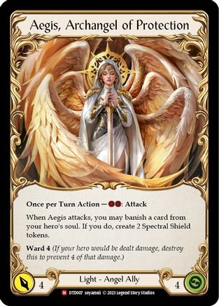 Figment of Protection // Aegis, Archangel of Protection [DTD007] (Dusk Till Dawn) Flesh And Blood Single Flesh And Blood   
