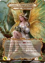 Figment of Rebirth // Avalon, Archangel of Rebirth (Marvel) [DTD009] (Dusk Till Dawn)  Cold Foil Flesh And Blood Single Flesh And Blood   