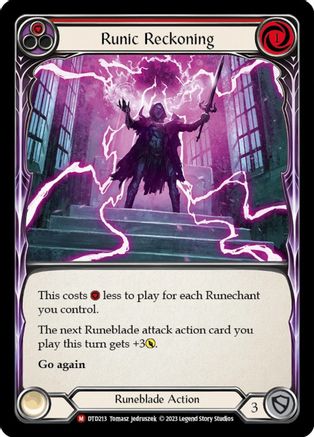 Runic Reckoning [DTD213] (Dusk Till Dawn) Flesh And Blood Single Flesh And Blood   