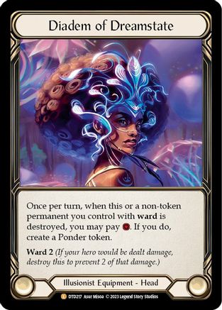 Diadem of Dreamstate [DTD217] (Dusk Till Dawn)  Rainbow Foil Flesh And Blood Single Flesh And Blood   