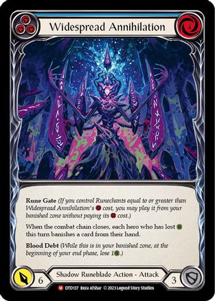 Widespread Annihilation [DTD137] (Dusk Till Dawn) Flesh And Blood Single Flesh And Blood   