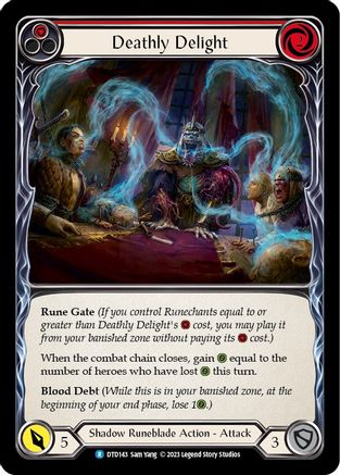 Deathly Delight (Red) [DTD143] (Dusk Till Dawn) Flesh And Blood Single Flesh And Blood   