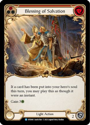 Blessing of Salvation (Red) [DTD085] (Dusk Till Dawn) Flesh And Blood Single Flesh And Blood   