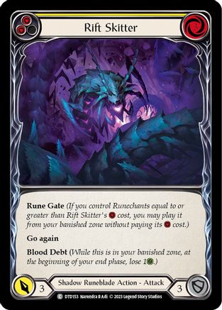 Rift Skitter (Yellow) [DTD153] (Dusk Till Dawn) Flesh And Blood Single Flesh And Blood   