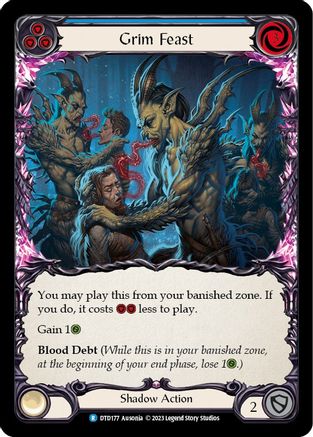 Grim Feast (Blue) [DTD177] (Dusk Till Dawn) Flesh And Blood Single Flesh And Blood   