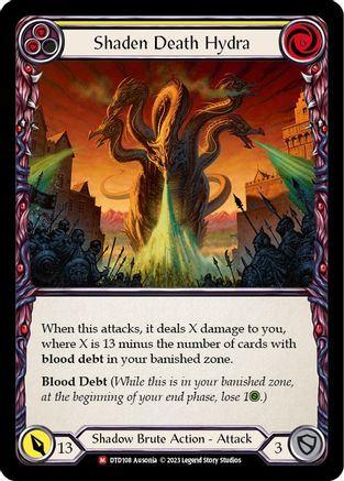 Shaden Death Hydra [DTD108] (Dusk Till Dawn) Flesh And Blood Single Flesh And Blood   
