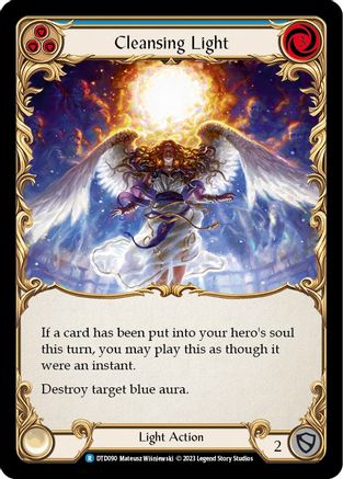 Cleansing Light (Blue) [DTD090] (Dusk Till Dawn)  Rainbow Foil Flesh And Blood Single Flesh And Blood   
