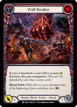 Wall Breaker (Red) [DTD115] (Dusk Till Dawn) Flesh And Blood Single Flesh And Blood   