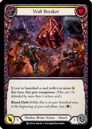 Wall Breaker (Yellow) [DTD116] (Dusk Till Dawn) Flesh And Blood Single Flesh And Blood   