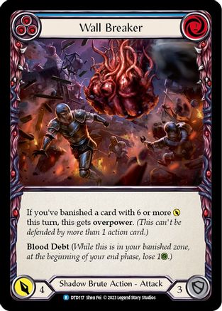 Wall Breaker (Blue) [DTD117] (Dusk Till Dawn) Flesh And Blood Single Flesh And Blood   
