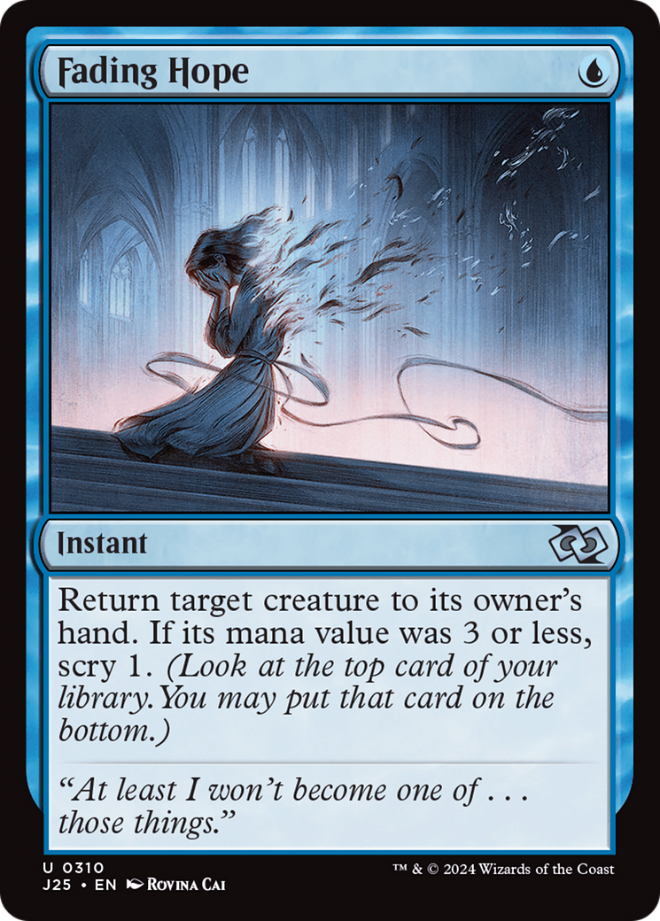 Fading Hope (J25-310) [Foundations Jumpstart] MTG Single Wizards of the Coast