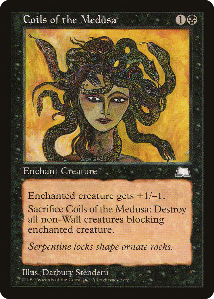Coils of the Medusa (WTH-065) [Weatherlight] MTG Single Wizards of the Coast