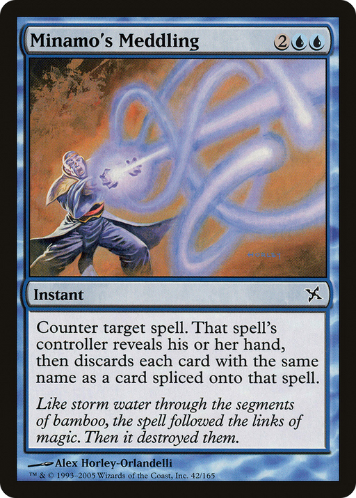 Minamo's Meddling (BOK-042) [Betrayers of Kamigawa] MTG Single Wizards of the Coast