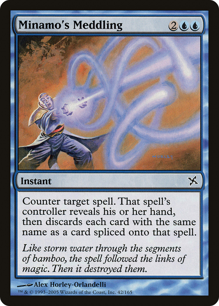 Minamo's Meddling (BOK-042) [Betrayers of Kamigawa] Foil MTG Single Wizards of the Coast
