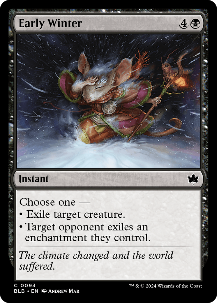 Early Winter (BLB-093) [Bloomburrow] MTG Single Wizards of the Coast