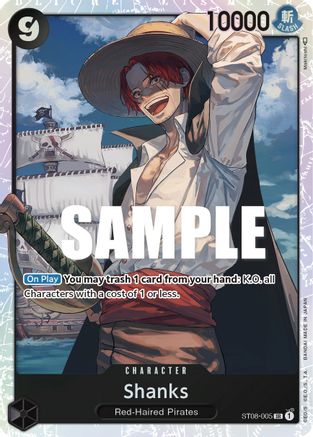 Shanks (ST08-005) [Starter Deck 8: Monkey.D.Luffy] Foil One Piece Single Bandai