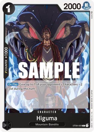 Higuma (ST08-008) [Starter Deck 8: Monkey.D.Luffy] One Piece Single Bandai