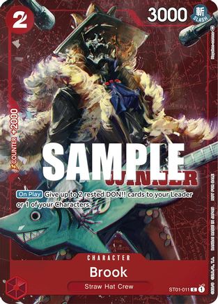 Brook (Winner Pack Vol. 4) (ST01-011) [One Piece Promotion Cards] Foil One Piece Single Bandai