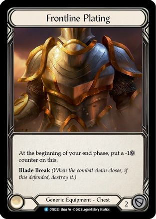 Frontline Plating [DTD223] (Dusk Till Dawn) Flesh And Blood Single Flesh And Blood   