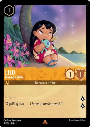 Lilo - Making a Wish (9/204) [The First Chapter] Lorcana Single Disney