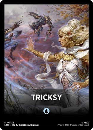 Tricksy Theme Card (LTR-002) [The Lord of the Rings: Tales of Middle-earth] MTG Single Wizards of the Coast