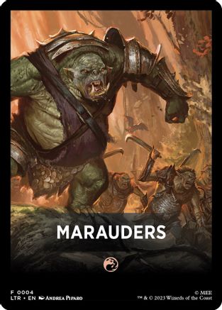 Marauders Theme Card (LTR-004) [The Lord of the Rings: Tales of Middle-earth] MTG Single Wizards of the Coast
