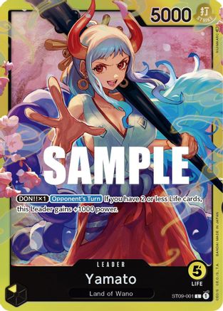 Yamato (001) (ST09-001) [Starter Deck 9: Yamato] Foil One Piece Single Bandai