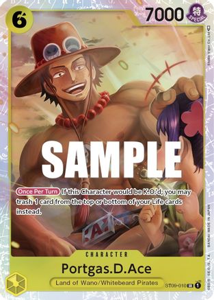Portgas.D.Ace (ST09-010) [Starter Deck 9: Yamato] Foil One Piece Single Bandai