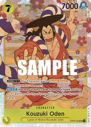 Kouzuki Oden (ST09-005) [Starter Deck 9: Yamato] Foil One Piece Single Bandai