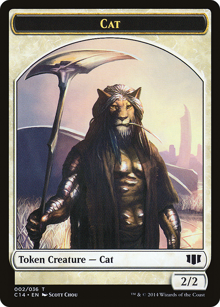 Cat (TC14-002) [Tokens] Commander 2014 Tokens MTG Single Wizards of the Coast