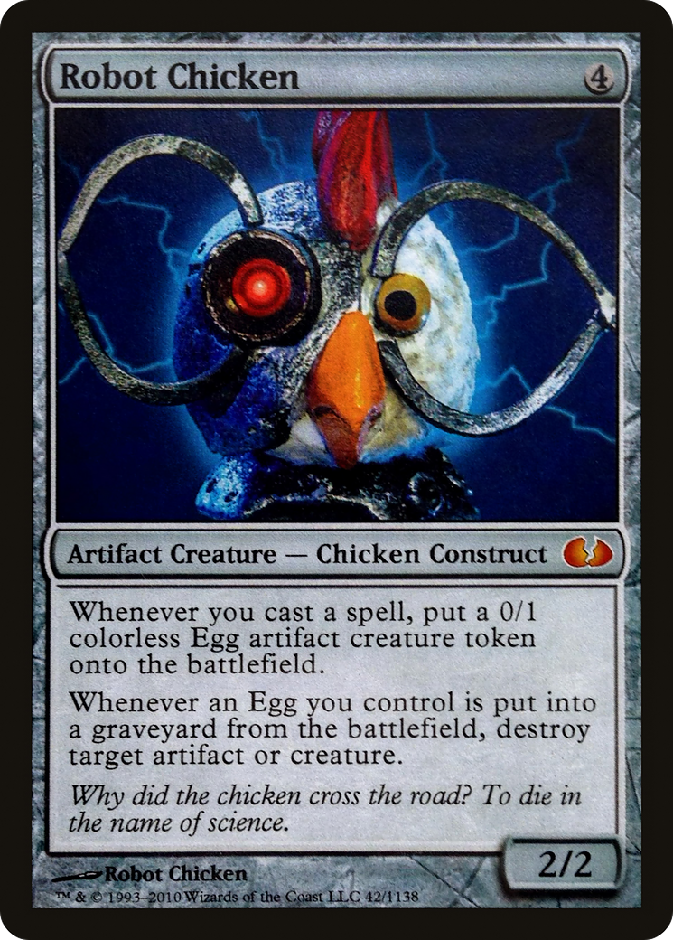 Robot Chicken (SPECIAL-042) [Misc] Celebration Cards Foil MTG Single Wizards of the Coast