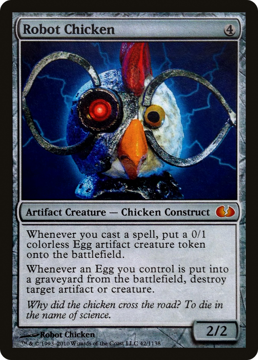 Robot Chicken (SPECIAL-042) [Misc] Celebration Cards Foil MTG Single Wizards of the Coast