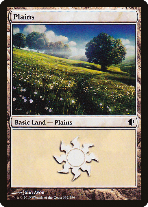 Plains (337) (C13-337) [Commander 2013] MTG Single Wizards of the Coast