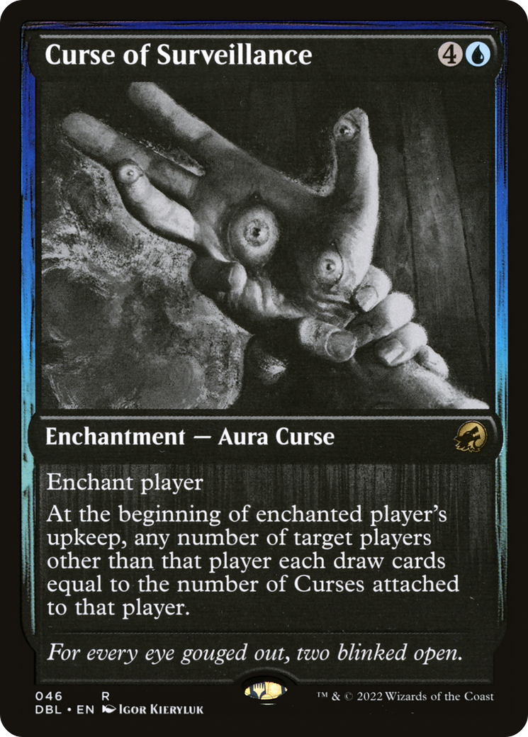 Curse of Surveillance (DBL-046) [Innistrad: Double Feature] Foil MTG Single Wizards of the Coast