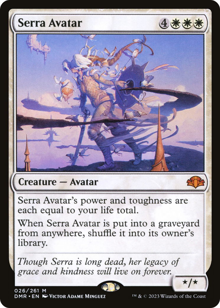 Serra Avatar [Dominaria Remastered] MTG Single Magic: The Gathering