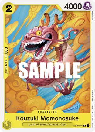Kouzuki Momonosuke (ST09-006) [Starter Deck 9: Yamato] One Piece Single Bandai