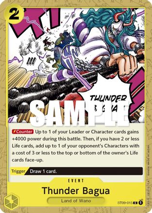 Thunder Bagua (ST09-015) [Starter Deck 9: Yamato] One Piece Single Bandai