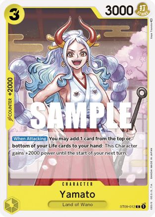 Yamato (012) (ST09-012) [Starter Deck 9: Yamato] One Piece Single Bandai