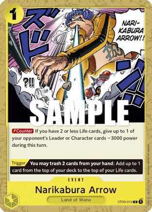Narikabura Arrow (ST09-014) [Starter Deck 9: Yamato] One Piece Single Bandai