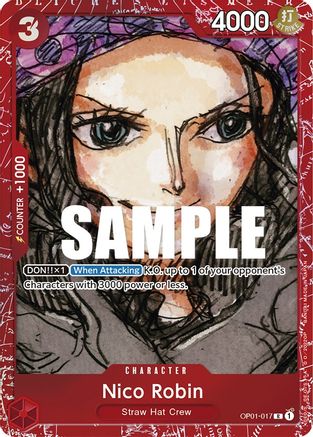 Nico Robin (Premium Card Collection -ONE PIECE FILM RED Edition-) (OP01-017) [One Piece Promotion Cards] Foil One Piece Single Bandai