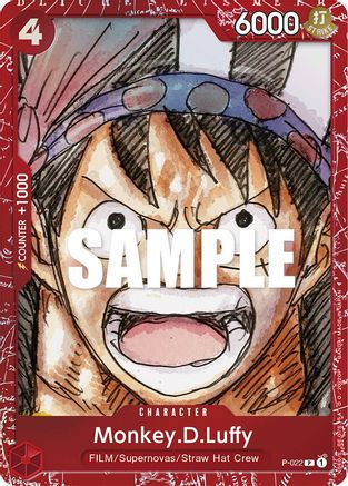 Monkey.D.Luffy (Premium Card Collection -ONE PIECE FILM RED Edition-) (P-022) [One Piece Promotion Cards] Foil One Piece Single Bandai