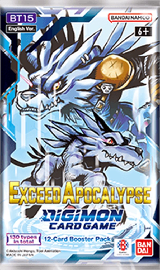 Digimon Exceed Apocalypse - Booster Pack [BT15] Digimon Sealed Digimon   