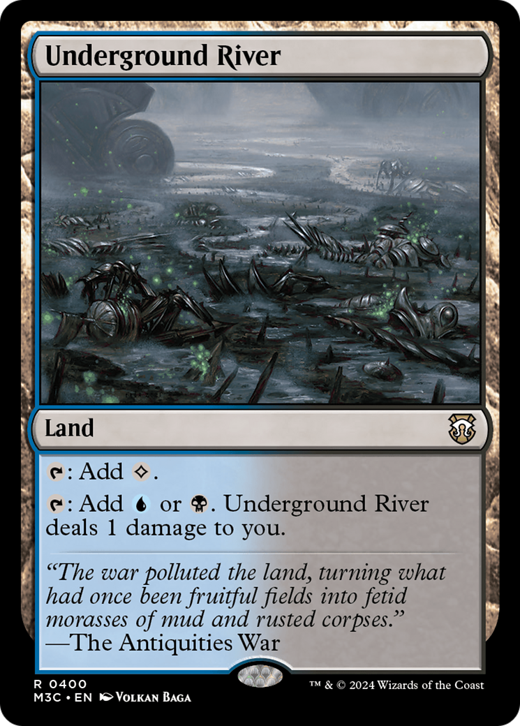 Underground River (M3C-400) [Modern Horizons 3 Commander] MTG Single Wizards of the Coast