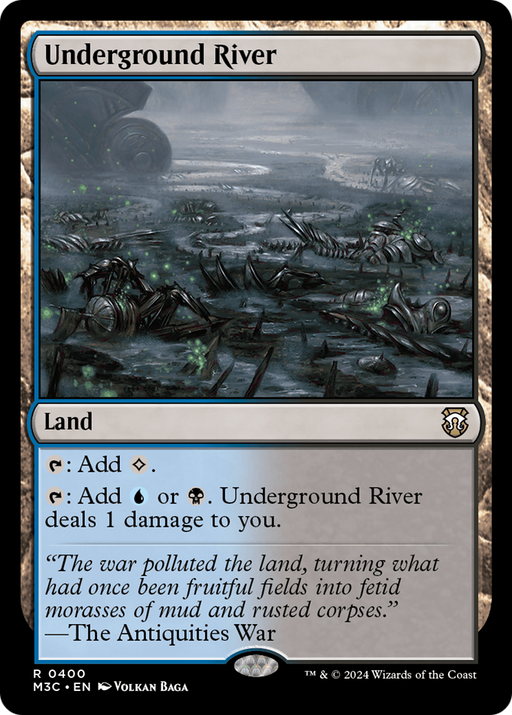 Underground River (M3C-400) [Modern Horizons 3 Commander] MTG Single Wizards of the Coast