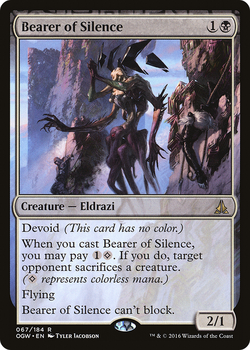 Bearer of Silence (OGW-067) [Oath of the Gatewatch] MTG Single Wizards of the Coast