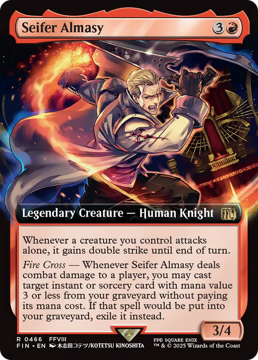 Seifer Almasy (FIN-466) [FINAL FANTASY] (Extended Art) MTG Single Wizards of the Coast
