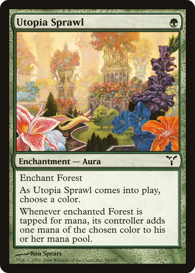 Utopia Sprawl (DIS-099) [Dissension] Foil MTG Single Wizards of the Coast