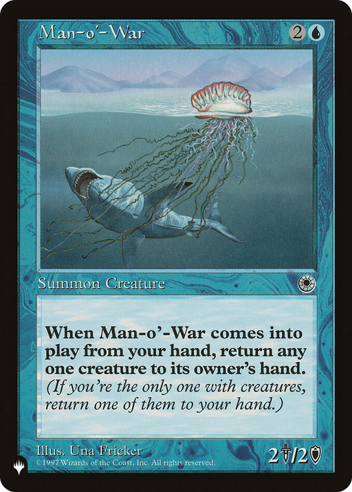 Man-o'-War (LIST-POR-59) [Mystery Booster] The List MTG Single Wizards of the Coast