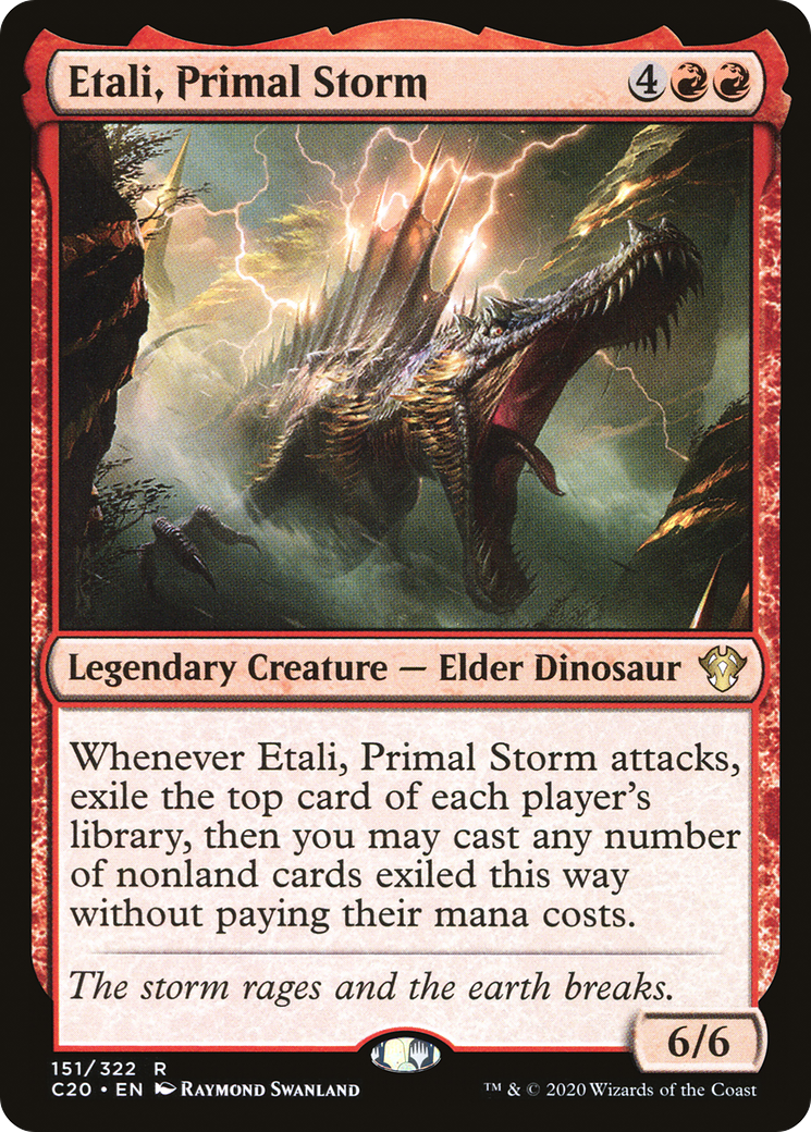 Etali, Primal Storm (C20-151) [Commander 2020] MTG Single Wizards of the Coast