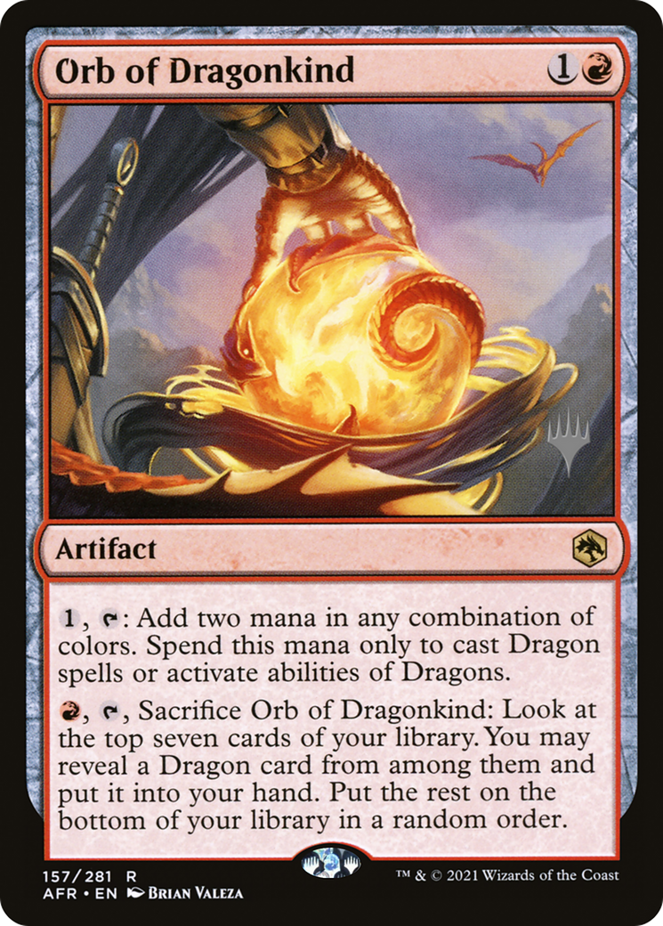 Orb of Dragonkind (PPAFR-157) [Adventures in the Forgotten Realms Promos] MTG Single Wizards of the Coast